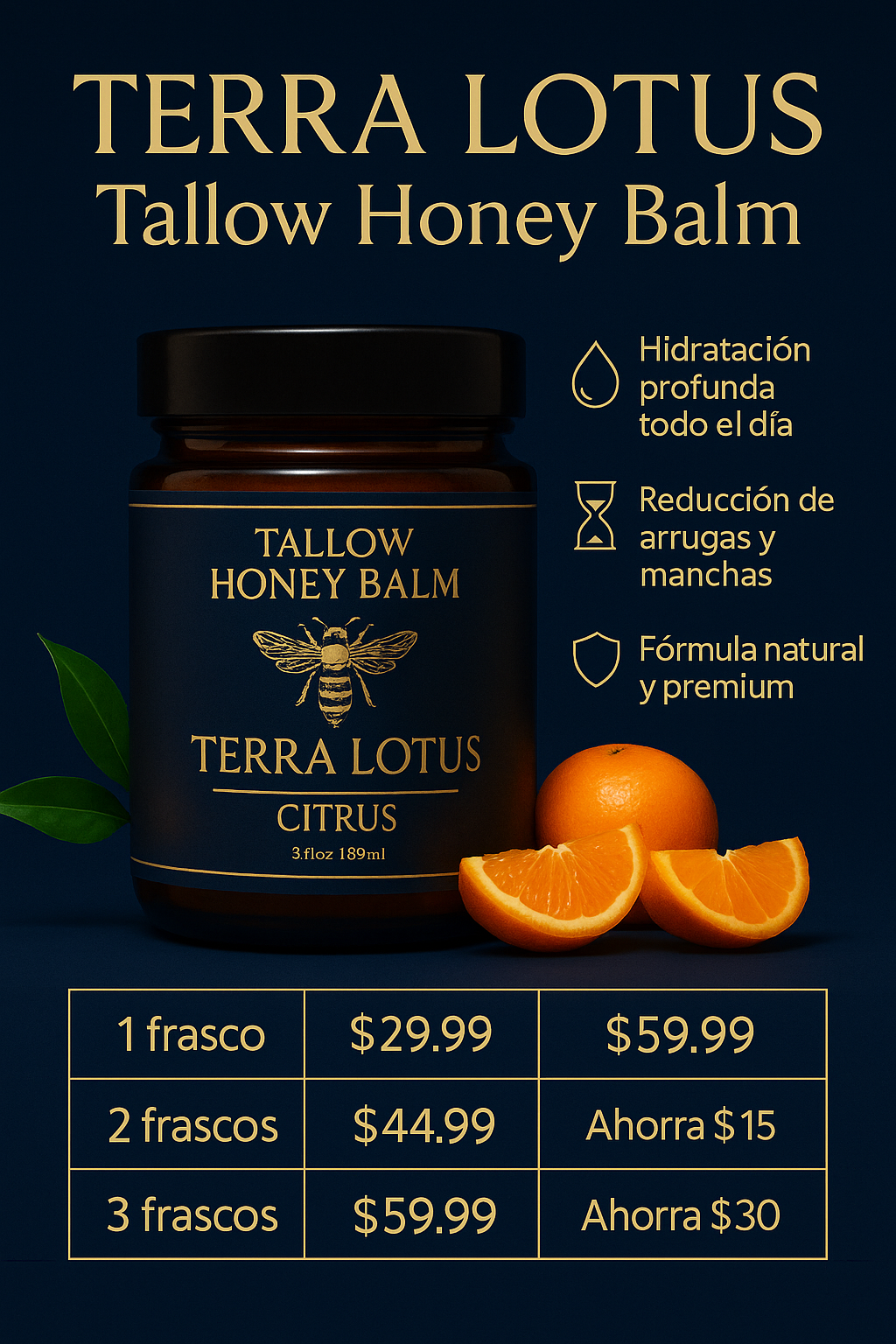 Terra Lotus® - Bálsamo Ancestral con Miel & Cítricos