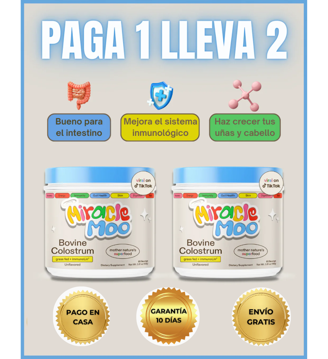 2X1 MIRACLE MOO™ - CALOSTRO BOVINO