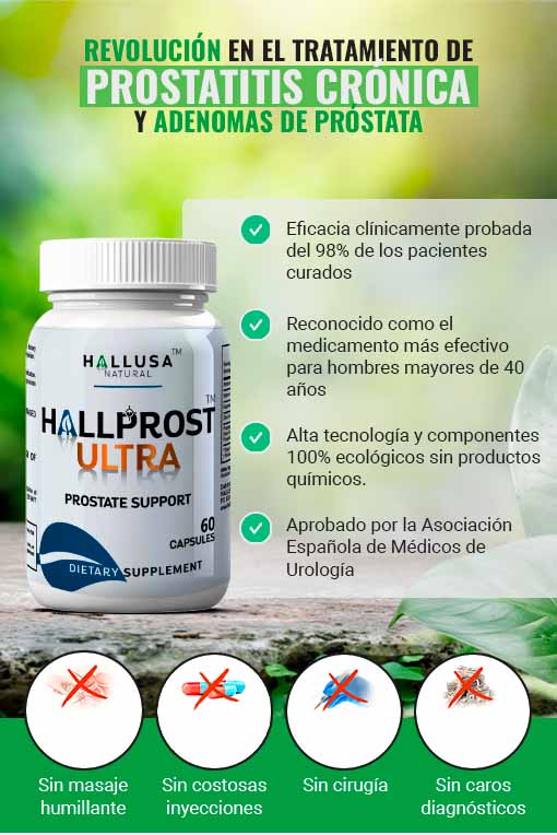 HALLPROST ULTRA - Solución para la Próstata Inflamada - Prostatitis