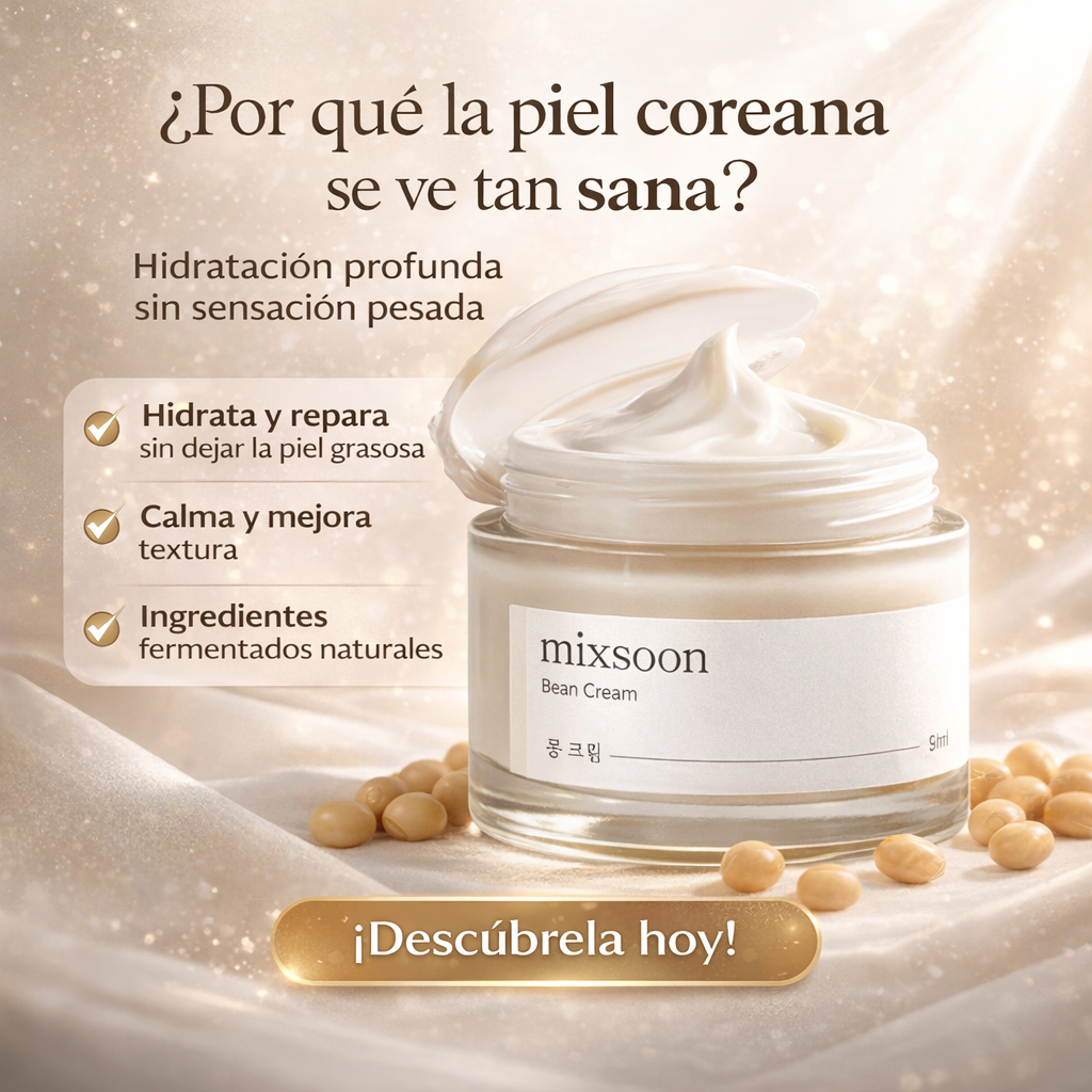 Mixsoon™ Bean Creme - El Secreto del Skin Care Coreano