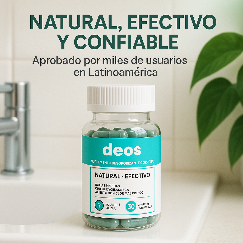 Deos™ Desodorante Corporal 100 % Natural
