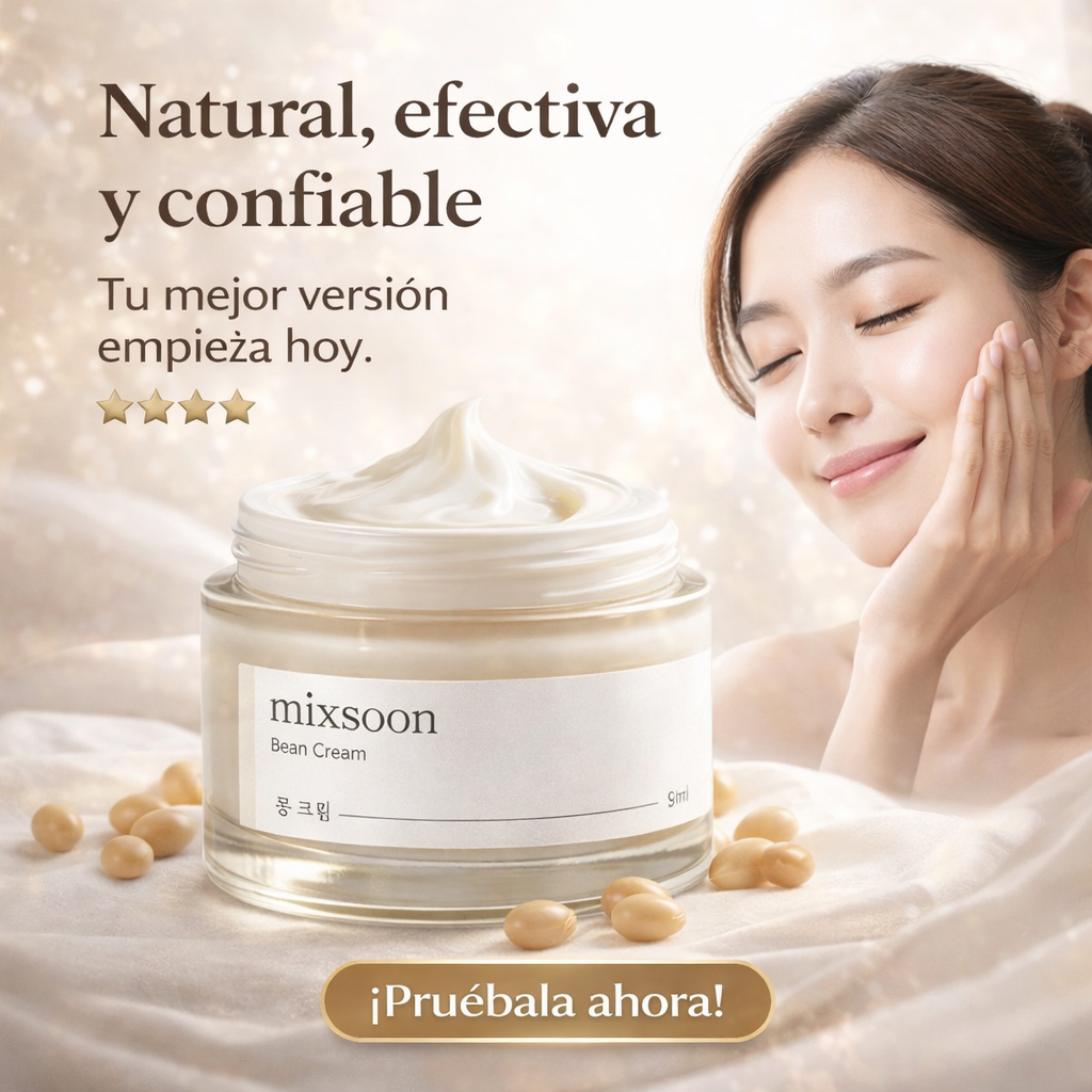 Mixsoon™ Bean Creme - El Secreto del Skin Care Coreano