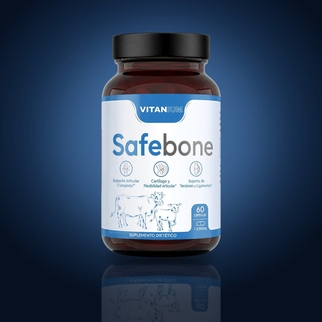 Vitanium Safebone suplemento articular 60 cápsulas